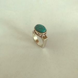 Sterling Silver and Turquoise Ring
